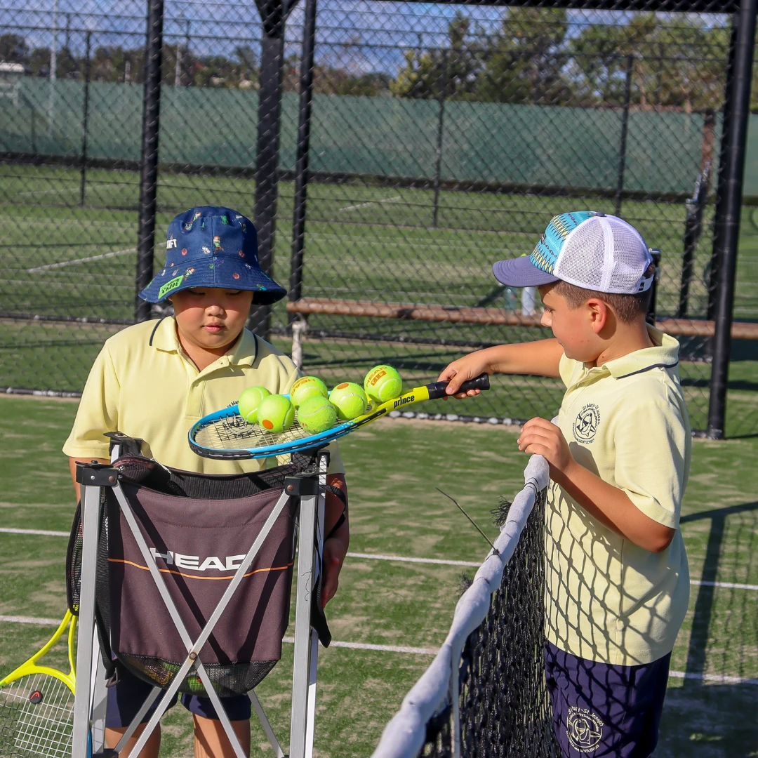 Kids tennis coaching session at North Sydney Tennis and Fitness